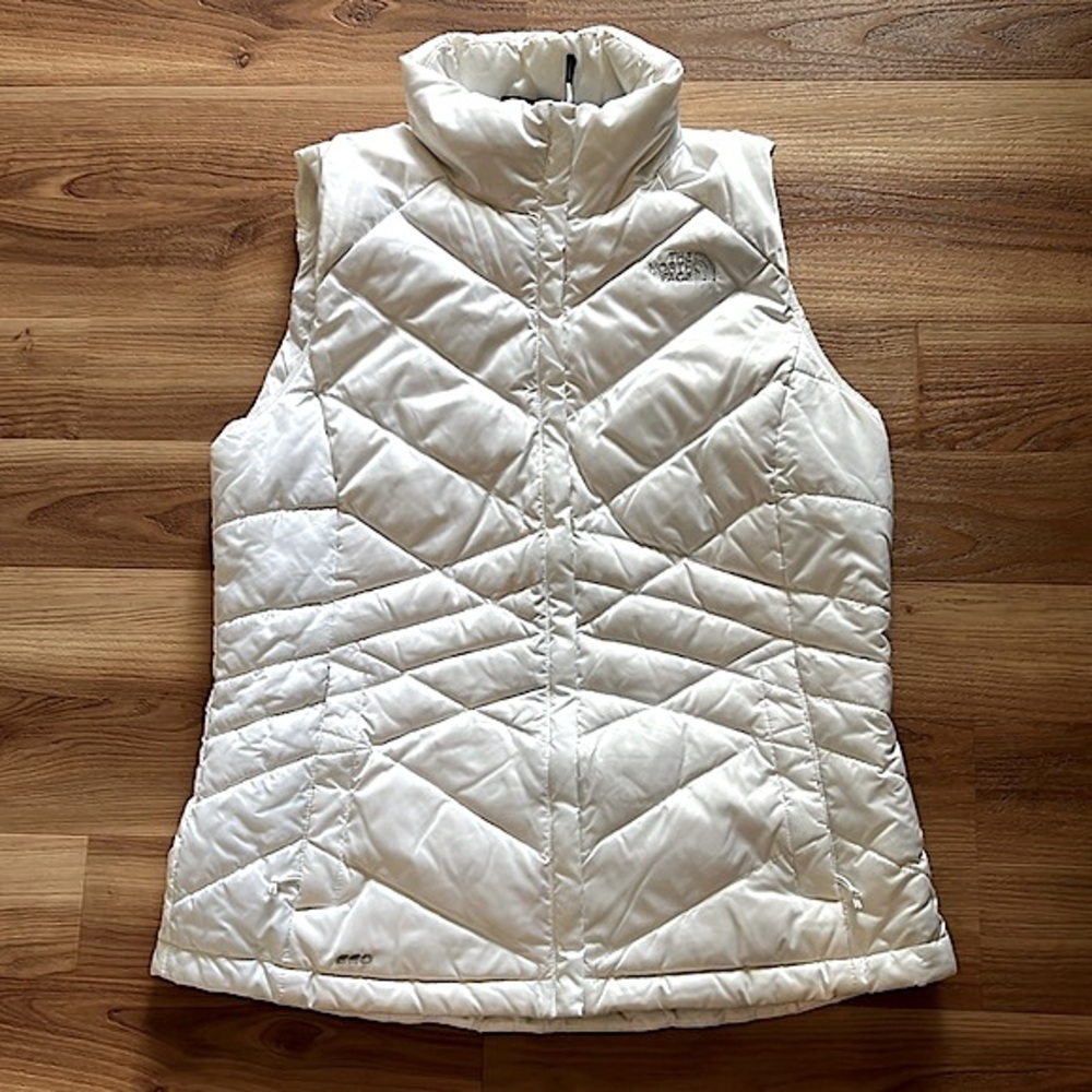 The North Face Snowy White Quilted Vest
